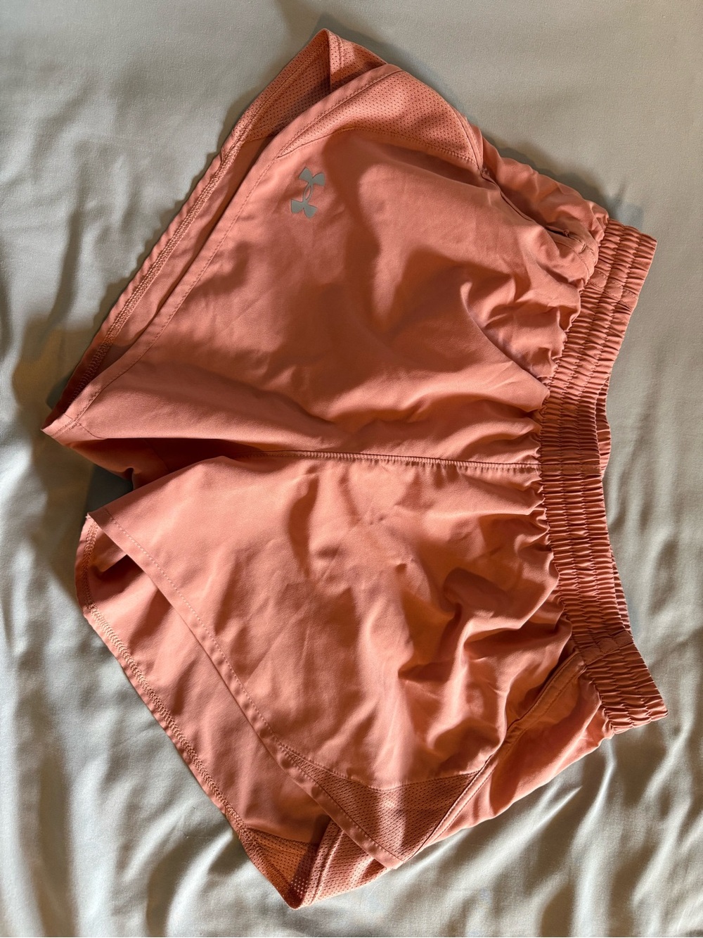 Under Armour Coral Pink Women's Athletic Shorts